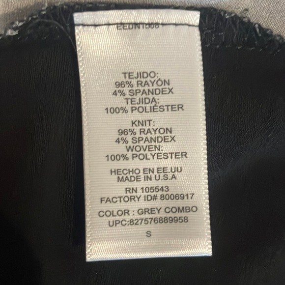 Elie Tahari for Design Nation New York 3/4 Sleeve Graphic Top Size Small - Picture 15 of 15